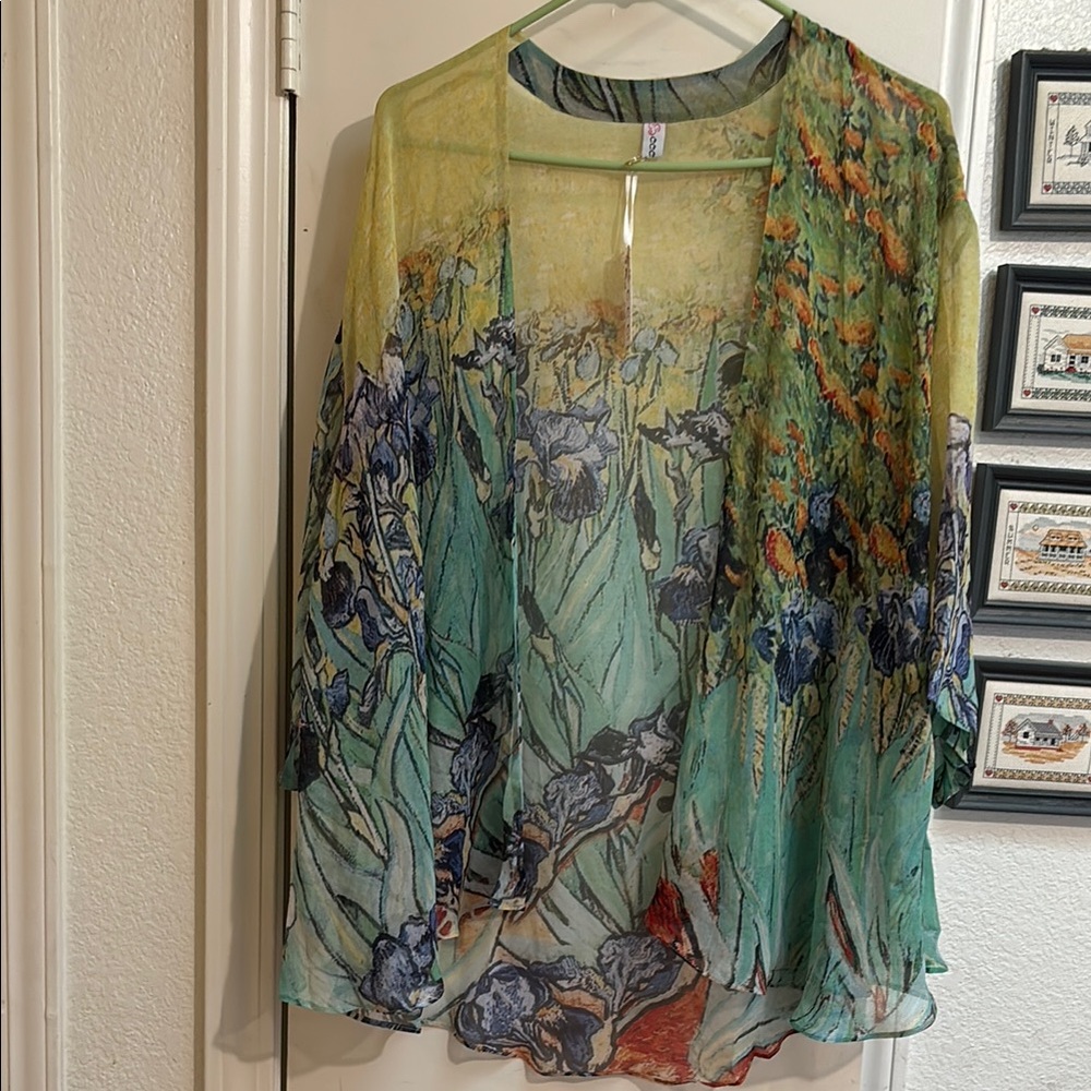 CCC 100% silk overlay jacket